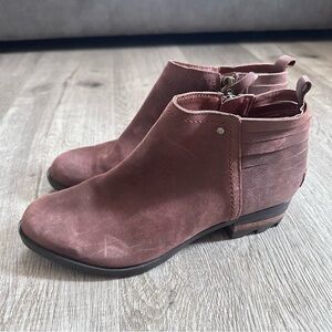 Sorel brown ankle boot booties size 8.5